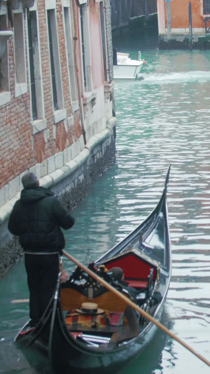 las góndolas en Venecia