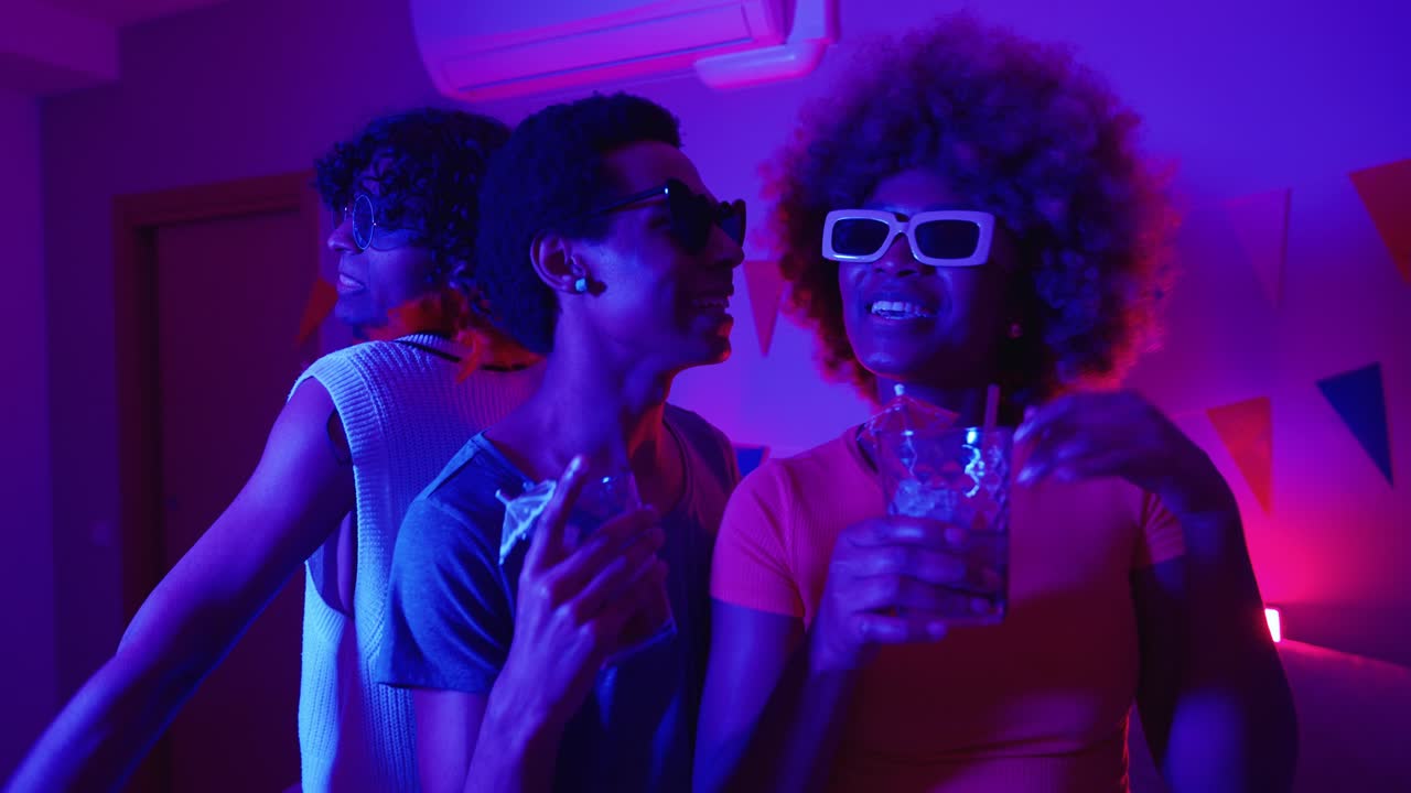 People having fun at a party