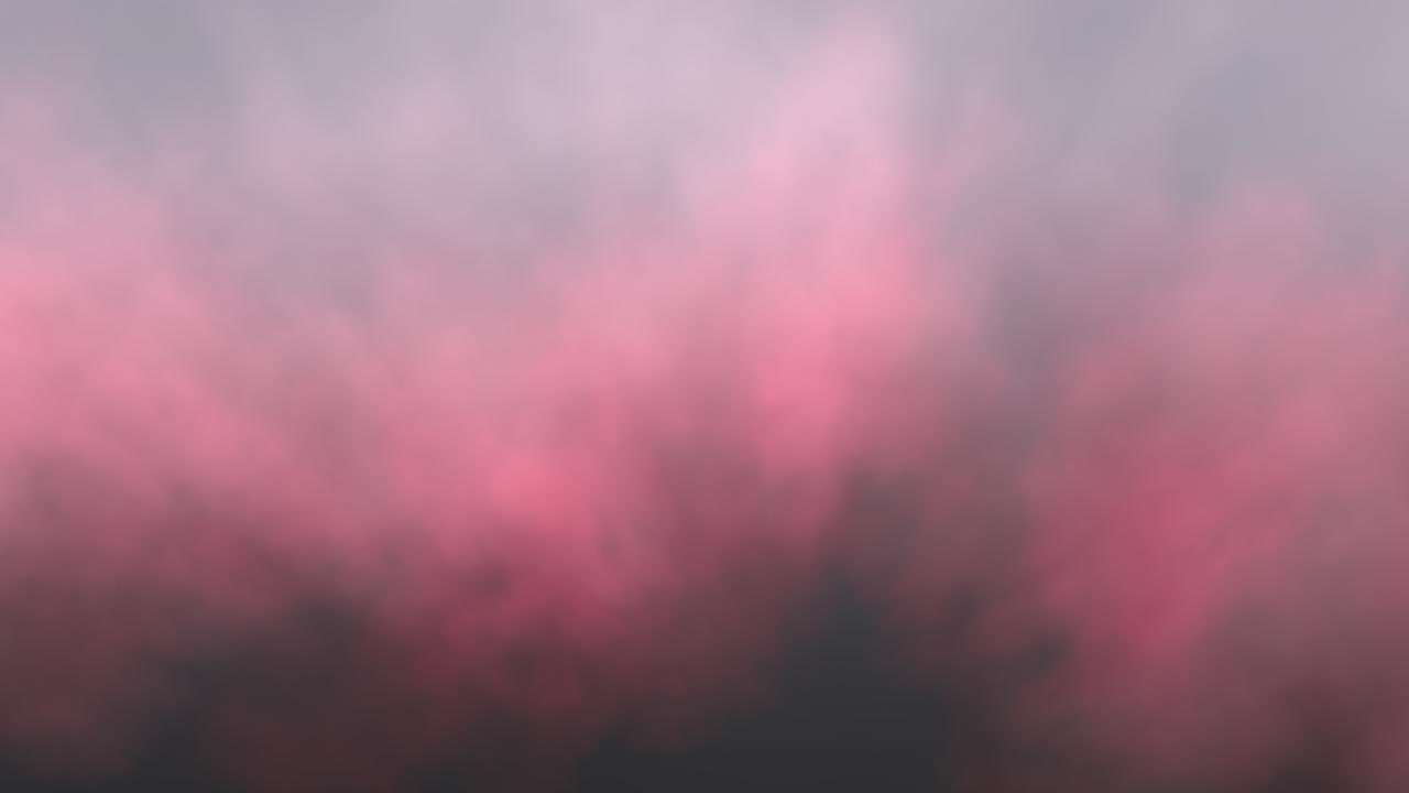 cielo rosado y púrpura vibrante con nubes