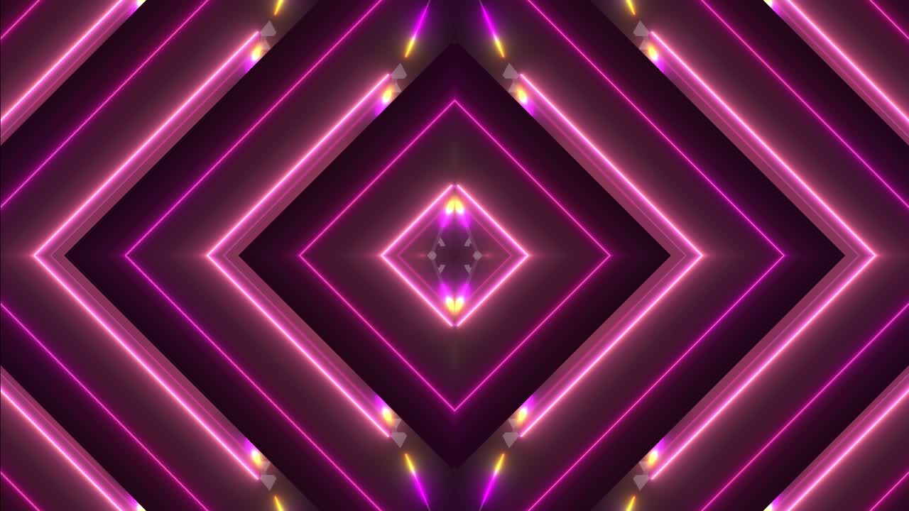 Modello geometrico astratto al neon