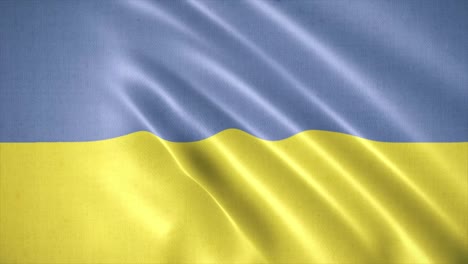 realistic waving flag of ukraine,  flag background animation