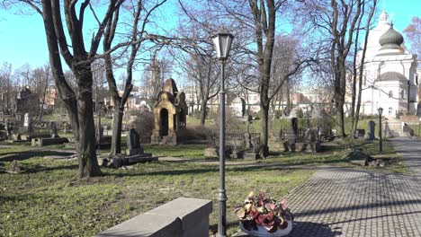 saint alexander nevsky lavra or saint alexander nevsky monastery ,saint petersburg, russia,