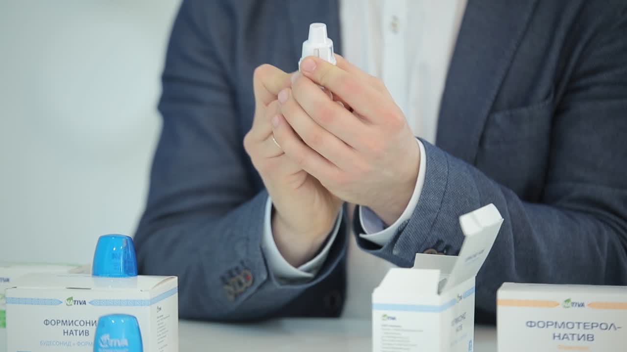 의료용 흡입기 시연