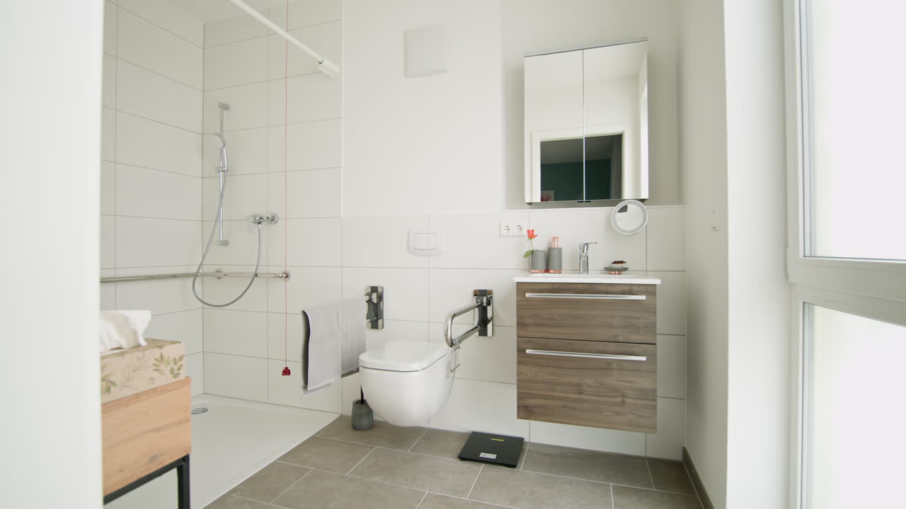 современная доступная ванная комната