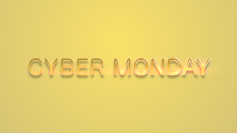 Texto-De-Cyber-Monday-Con-Confeti-Dorado-Volador-En-Degradado-Amarillo