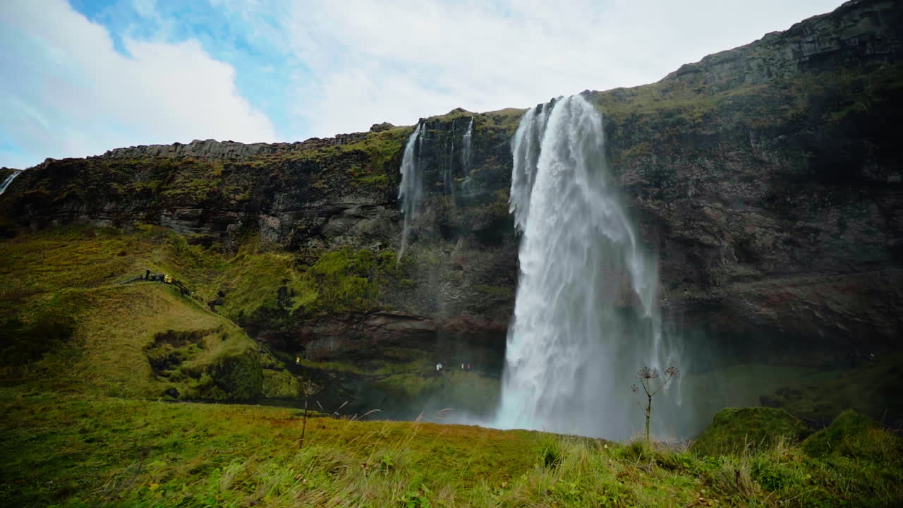 paisaje de cascadas islandesas
