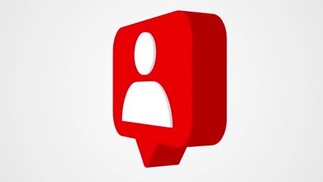 follower rotating icon 3d animation rotation
