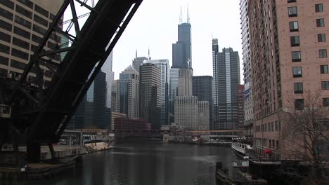 longshot do horizonte da cidade de chicago do rio