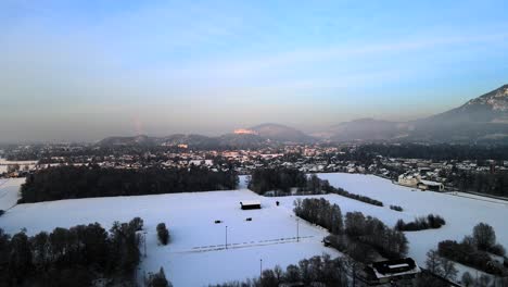 footage filmed from salzburg in austria from europe