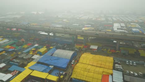 aerial view of maha kumbh mela, aerial view of mahakumbh 2025 prayagraj