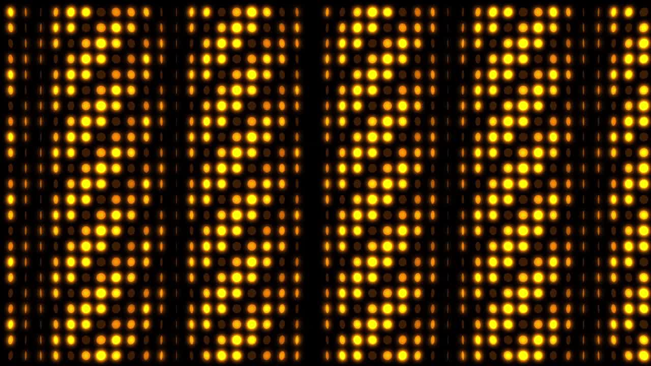 Abstract Gold LED Light Pattern