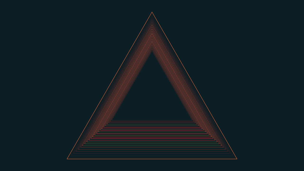 futuristas y ilusiones repiten triángulos geométricos en la galaxia oscura