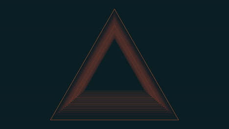 Futuristic and illusion repeat geometric triangles in dark galaxy