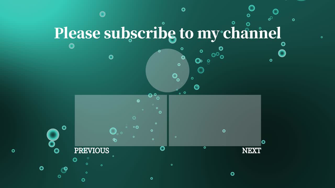 분류 거품 입자 끝 카드 모션 그래픽