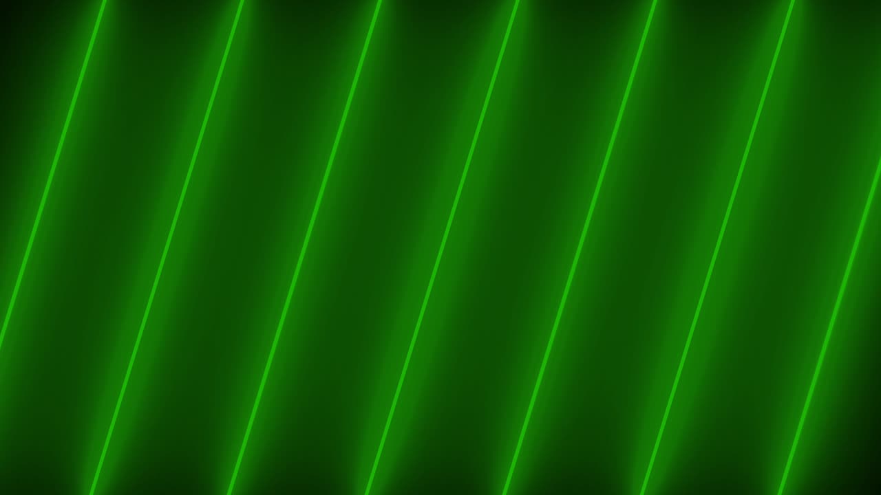 Glødende sci-fi tech videoanimation med neonlaserstråler stockvideo, Baggrunde, Abstrakt, Enkelt linje, Neonbelysning Fuld farver og former.