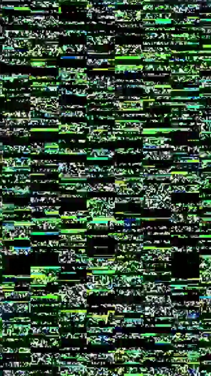 Digital Glitch and Signal Interference Effect
