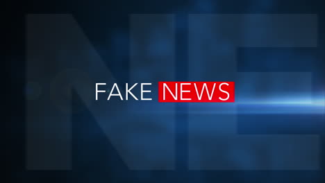 „Fake-News“-3D-Motion-Grafik-Mit-Blauem-Hintergrund