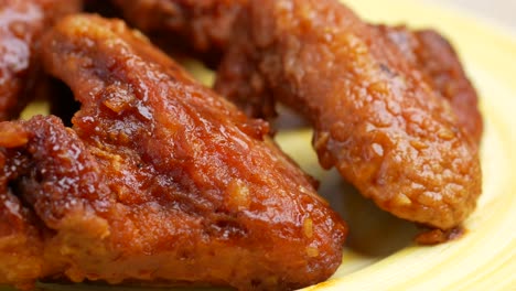 deliciously glazed chicken wings