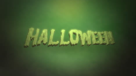 Halloween-on-dark-green-toxic-texture