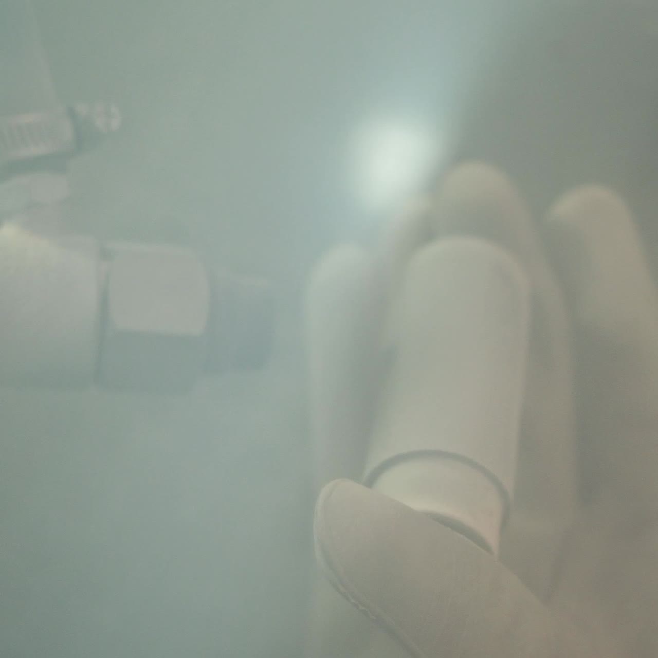 Master painter in factory