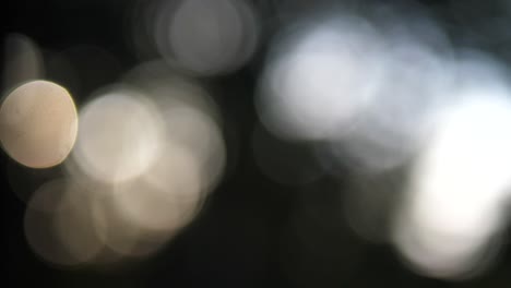 golden and white bokeh spherical flares shine bright | abstract layer