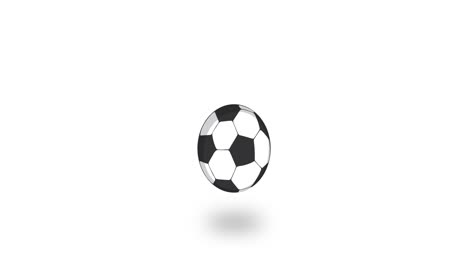 soccer ball bouncing on changing backgrounds