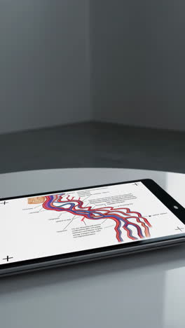 digital medical illustration of the lower extremity vascular system