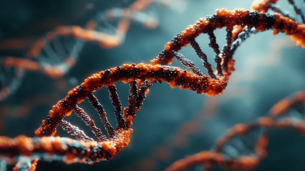 A Stunning Visual Exploration of DNA Structure: Unraveling the Beautiful Complexity of Genetic Material in High-Resolution Detail and Vibrant Color