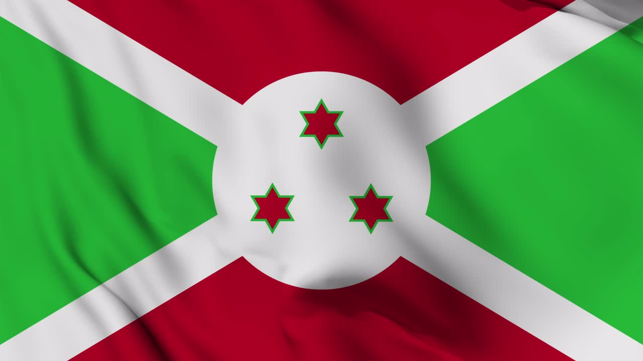 부룬디의 발을 흔들고 있는 애니메이션