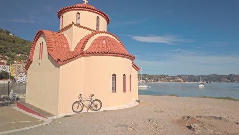 picturesque church by the sea