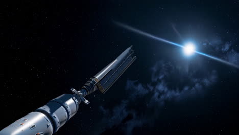 spacecraft launch visualization