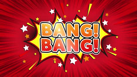 comic book style bang sound effect