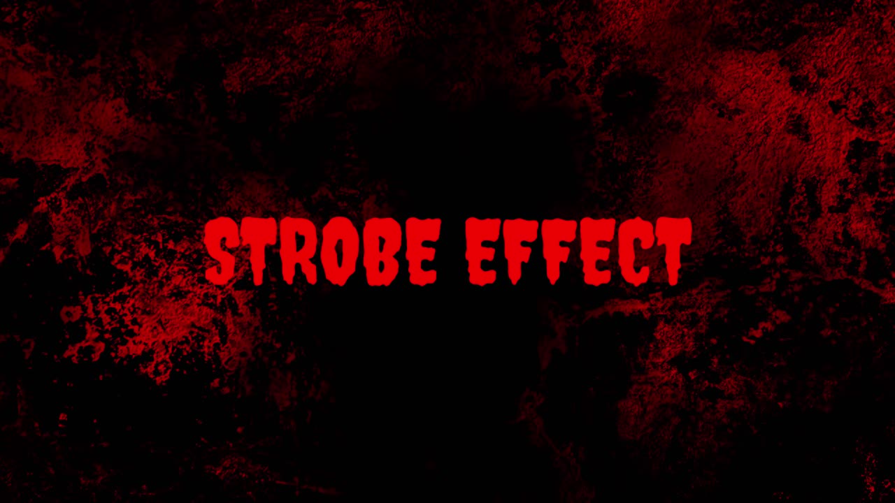 Strobe Effect Text on Bloody Grunge Background