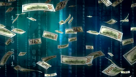 flying dollars
