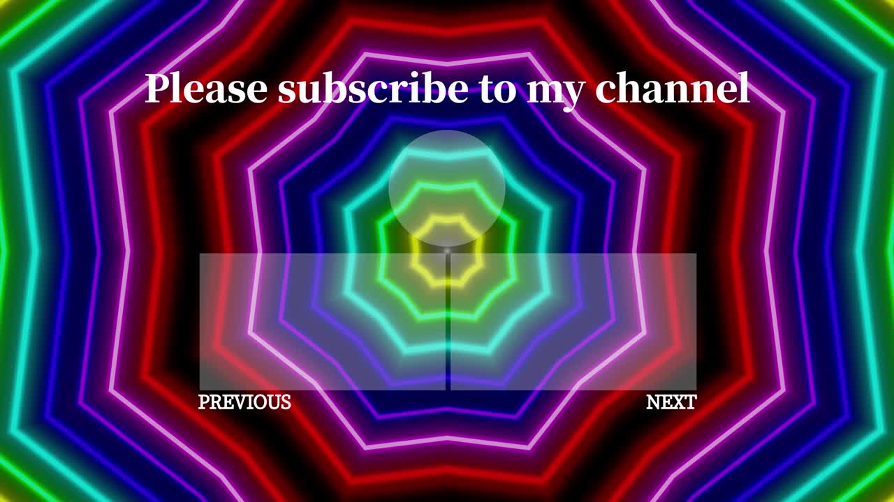 네온 표지판 패턴 엔드 카드 엔딩 스크린 모션 그래픽