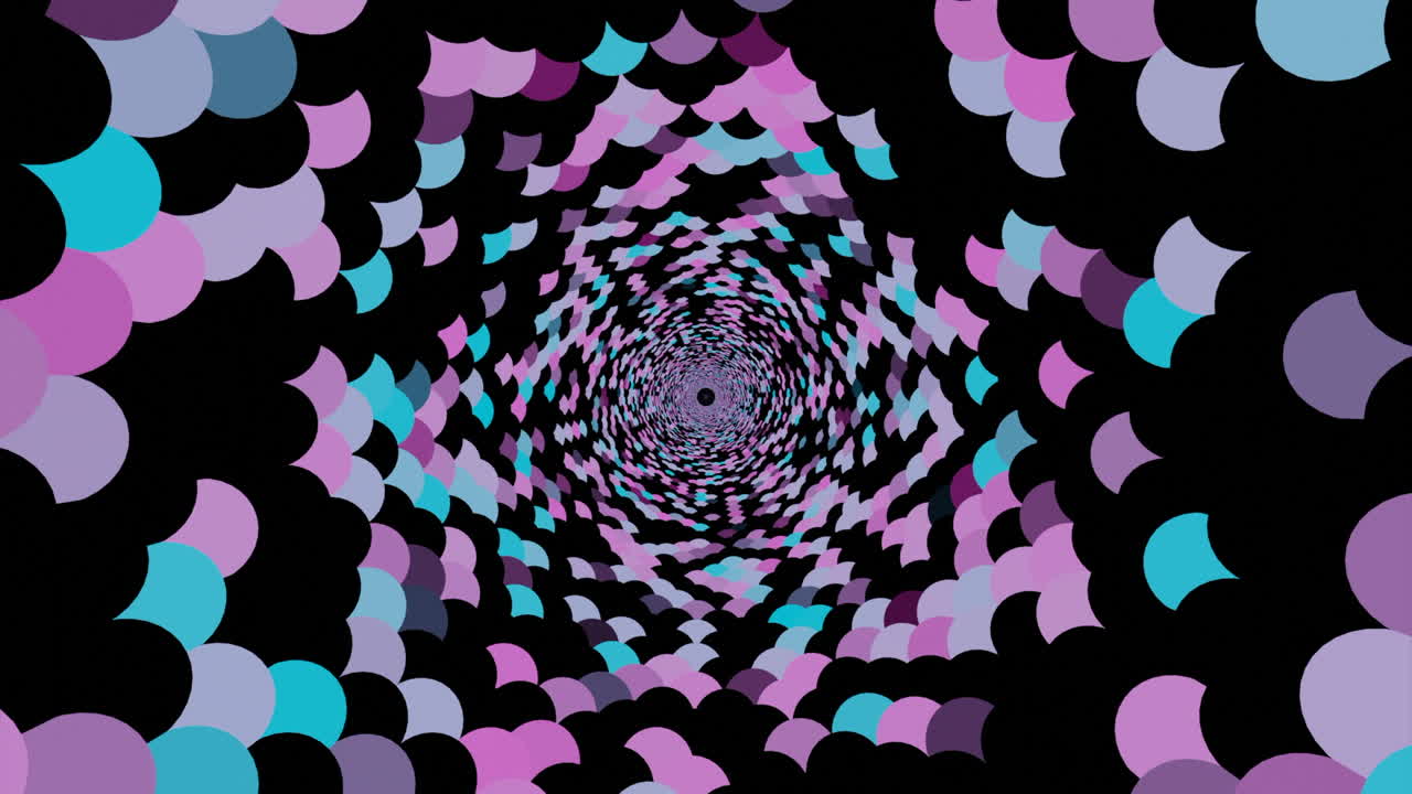 abstracto patrón de túnel de colores