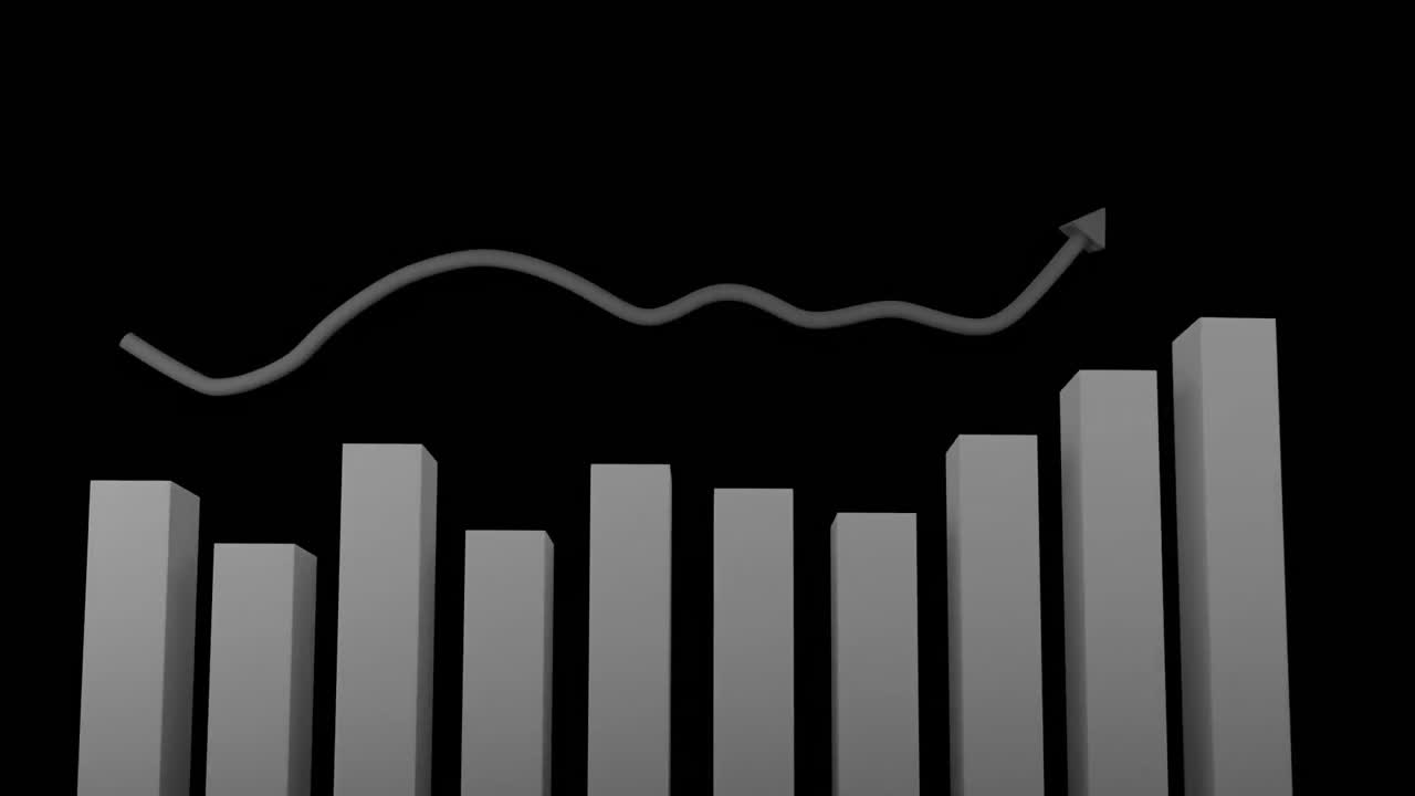 gráfico que muestra las estadísticas cambiantes