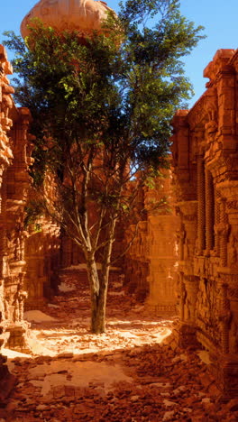 ancient ruins in the desert