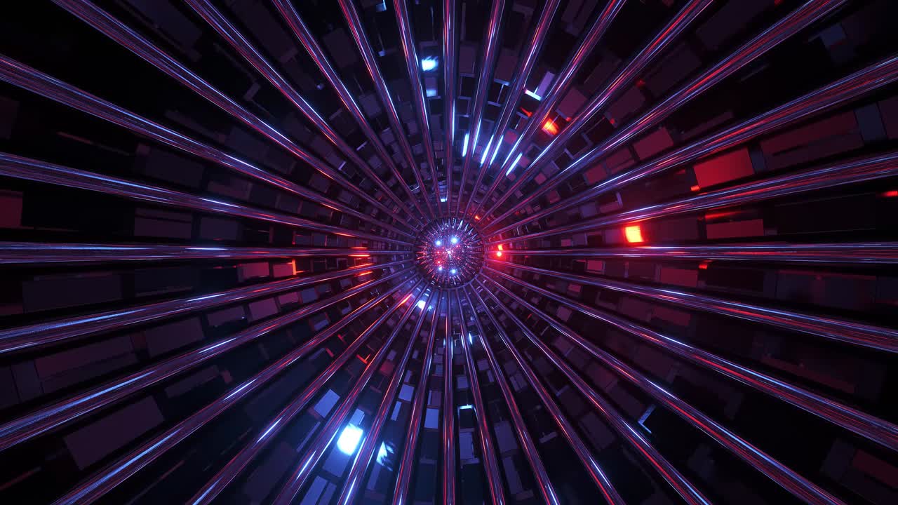 animación de túnel abstracto