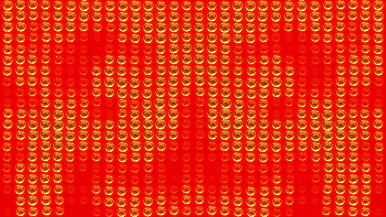 노란색과 빨간색으로 추상적인 애니메이션 배경