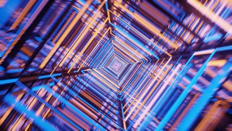 3d high speed rotating looping neon animation