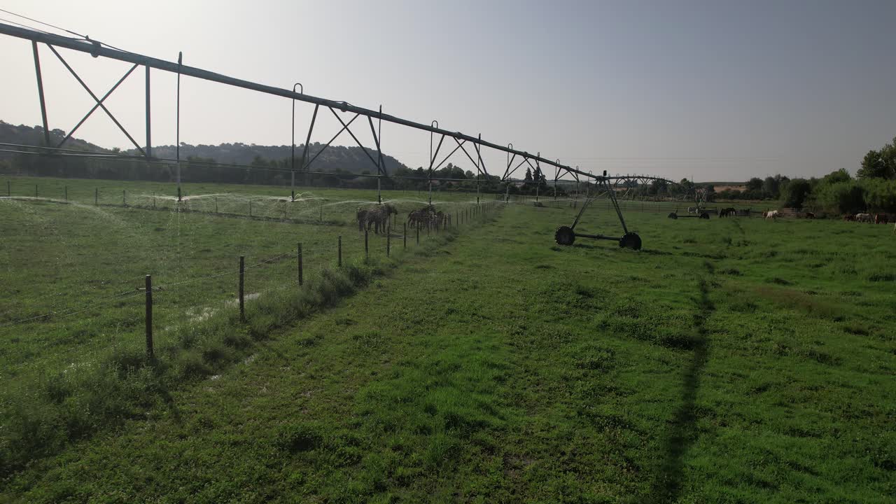 Irrigation System on Agricultural Land