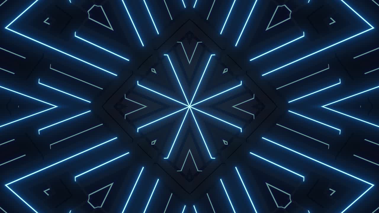 Cylinder Neon Background Loop
