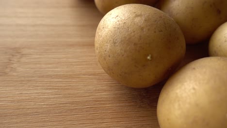 detalle de una rotación de patatas