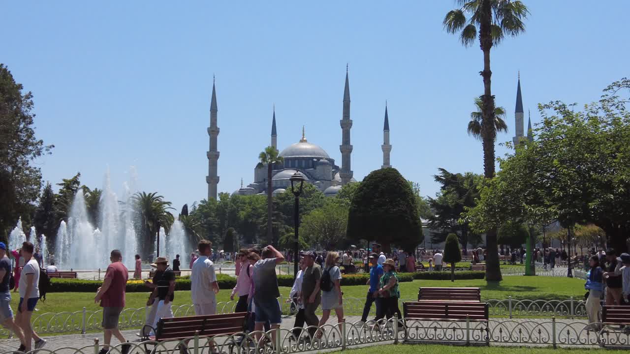 la mezquita azul en estambul, turquía