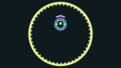 moving hud elements. 4k motion graphics