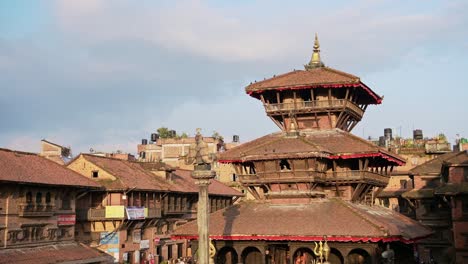Bhaktapur Buildings and Architecture, Old Temples in Bhaktapur Nepal, Beautiful Architectural Details in the Ancient City of Bhaktapur, a Unesco World Heritage Site for its Culture