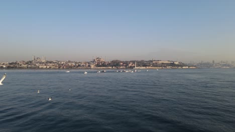 fishermen at sunrise istanbul turkey