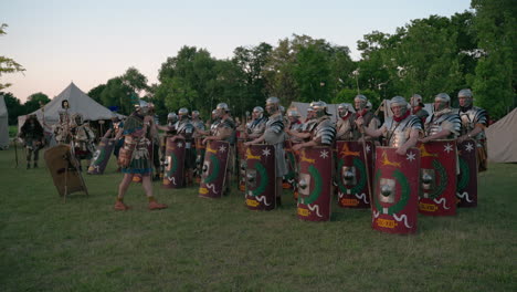 roman army reenactment