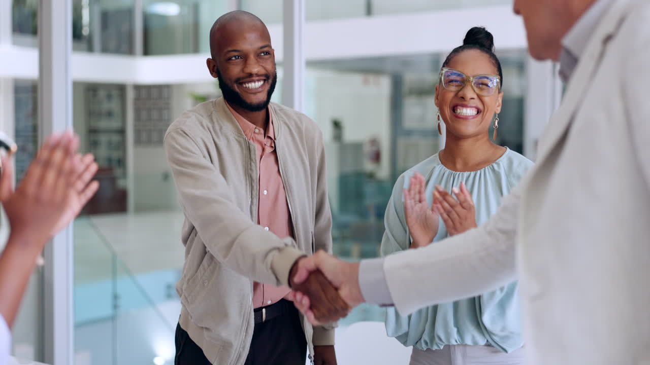 악수, 사업가들